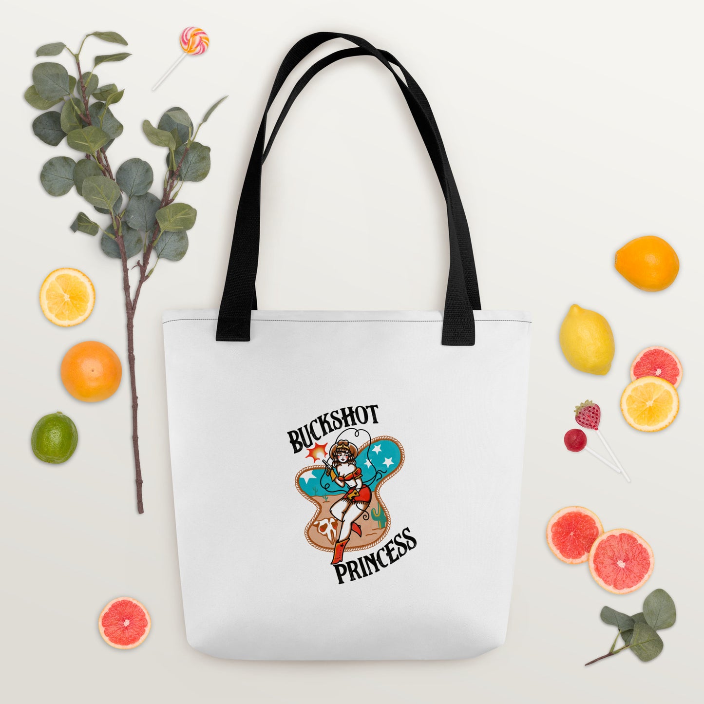 Buckshot Princess Tote bag